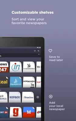 Greek Newspapers android App screenshot 1