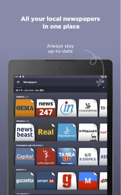 Greek Newspapers android App screenshot 2