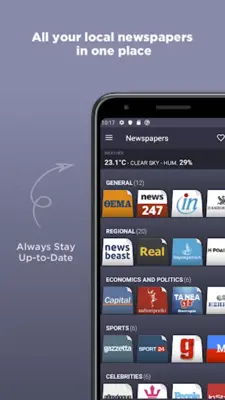 Greek Newspapers android App screenshot 8